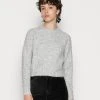 Rabatt ✔️ Even&Odd Damen Strickpullover - Mottled Grey ⌛ -Even Od Verkaufe 00920d14cd1041789943847171587262