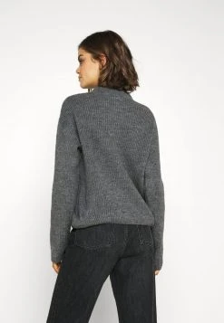 Brandneu ✔️ Even&Odd Damen Strickpullover - Mottled Dark Grey ⭐ -Even Od Verkaufe 020a1cd0937148afb6e368e3783940e7