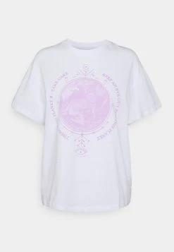 Angebote 🧨 Even&Odd Damen T-Shirt Print - White 😀