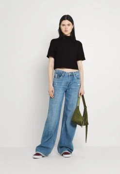 Bester Verkauf 🤩 Even&Odd Damen T-Shirt Basic - Black 🔔 -Even Od Verkaufe 0479b6ea71b843ff899e2b71bcfb306b