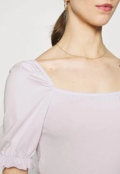 Top 10 🤩 Even&Odd T-Shirt Basic - Lilac | Damen 🤩 -Even Od Verkaufe 088dce2d38ad4346918e399ef34c562f