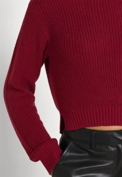 Neu ⭐ Even&Odd Damen HIGH CROPPED SIDE SLIT - Strickpullover - Red 💯 -Even Od Verkaufe 08c6bc76706146e39851cf1ad796749f
