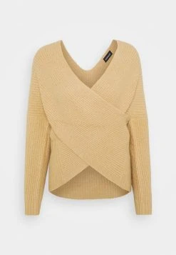 Schlussverkauf 😀 Even&Odd Damen Strickpullover - Tan 🤩 -Even Od Verkaufe 0cb6c63d5199463e962af3ed7a22c297