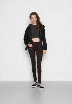 Budget 🌟 Even&Odd Damen 2 PACK - Leggings Animal Print - Pants - Leggings - Hosen - Black/brown ✔️