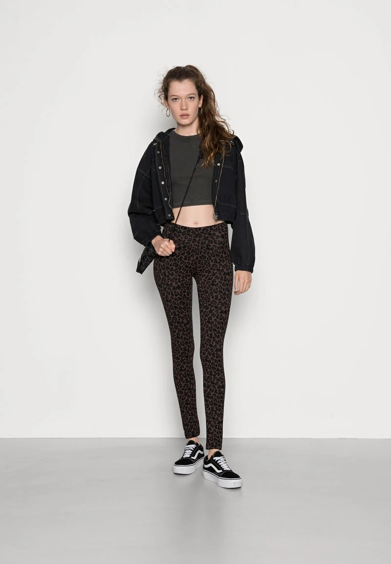 Budget 🌟 Even&Odd Damen 2 PACK - Leggings Animal Print - Pants - Leggings - Hosen - Black/brown ✔️ 3 Budget 🌟 Even&Odd Damen 2 PACK - Leggings Animal Print - Pants - Leggings - Hosen - Black/brown ✔️