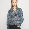 Besorgen ✨ Even&Odd Damen PRINTED BLOUSE - Bluse - Blue 🌟 -Even Od Verkaufe 0e22dff584f4431783fb1660f62ea593