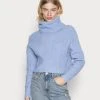 Brandneu 🔔 Even&Odd Damen CROPPED LOOSE TURTLENECK - Strickpullover - Light Blue 🔥 -Even Od Verkaufe 1249fe4c450d42dfaa7d4588c39f75ce