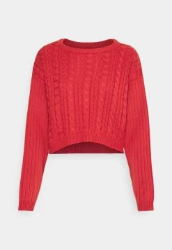 Beste Bewertungen von ✔️ Even&Odd Damen CROPPED LOOSE CABLE JUMPER - Strickpullover - Light Red 🌟 -Even Od Verkaufe 197012c875d04e889d4b600c9ed40869