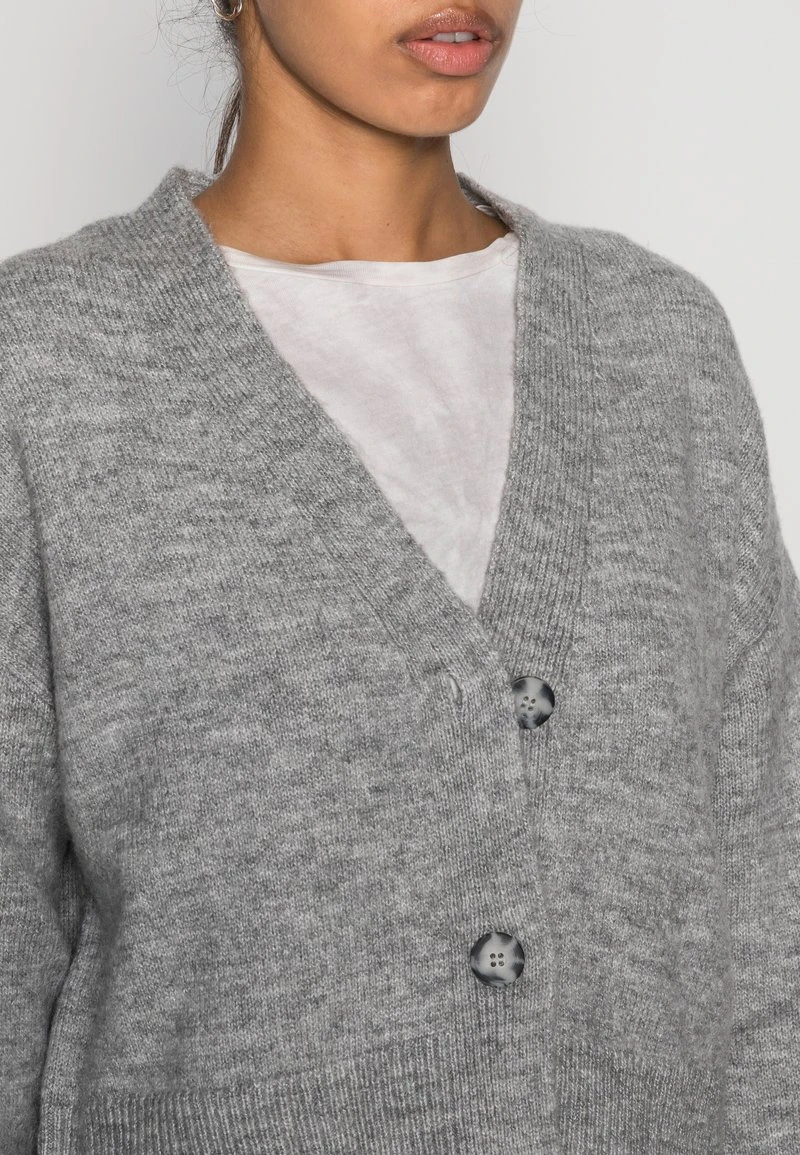 Coupon ✔️ Even&Odd Damen BASIC BLEND BUTTON CROP - Strickjacke - Mottled Grey ✨ 7 Coupon ✔️ Even&Odd Damen BASIC BLEND BUTTON CROP - Strickjacke - Mottled Grey ✨ – Bild 5