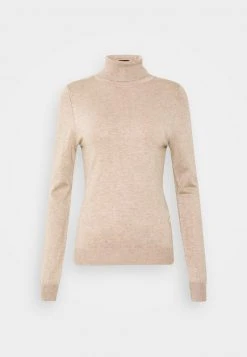 Schlussverkauf ✔️ Even&Odd Damen BASIC TURTLE NECK JUMPER - Strickpullover - Sand 👍 -Even Od Verkaufe 19d9ab1d226243b8a15497934576541e