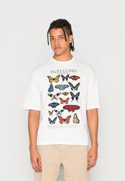 Angebote 🎁 Even&Odd Unisex T-Shirt Print - Off-white 🌟