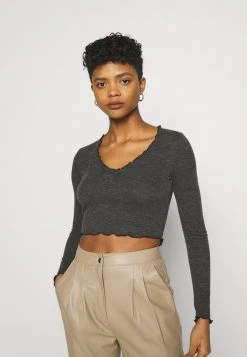 Bester Verkauf ✨ Even&Odd Langarmshirt - Grey | Damen ⭐