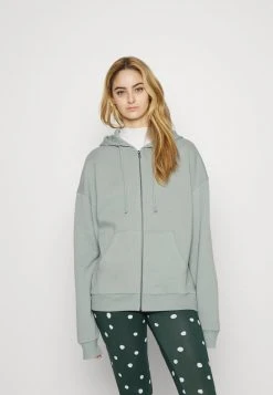 Blitzangebot 👍 Even&Odd Damen OVERSIZED HOODED ZIP JACKET - Sweatjacke - Light Green ⌛