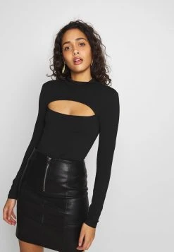 Auslauf ✔️ Even&Odd Damen Langarmshirt - Black ✔️