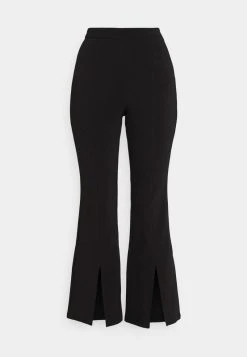 Top 10 🥰 Even&Odd Damen SPLIT FRONT FLARED - Stoffhose - Black 🤩 -Even Od Verkaufe 209d2ca1167d400fa5bf439b10abf674