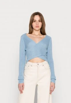 Großhandel ✨ Even&Odd Damen Strickpullover - Light Blue ⌛