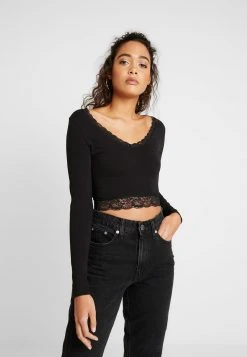 Großhandel 🔔 Even&Odd Langarmshirt - Black | Damen 😉