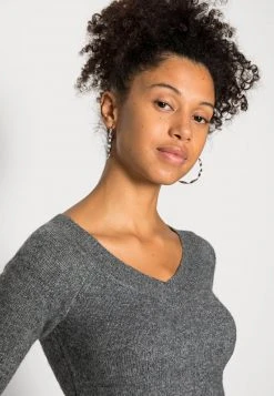 Besorgen ✨ Even&Odd Damen Strickkleid - Mottled Dark Grey 🤩 -Even Od Verkaufe 21549b76b5de4774b374d1546fe0c85a