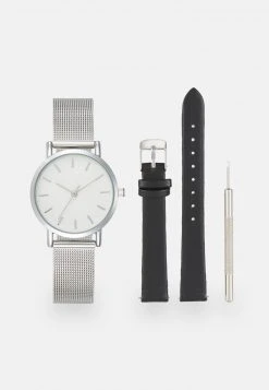 Bestpreis 🔥 Even&Odd Damen SET - Uhr - Silver/black ✨