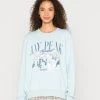 Am billigsten 🥰 Even&Odd Damen PRINTED OVERSIZED - Sweatshirt - Light Blue ✨ -Even Od Verkaufe 2274caf50b6f41919527f4588776b5d2