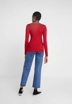 Beste Bewertungen von ✨ Even&Odd Damen Strickpullover - Dark Red 💯 -Even Od Verkaufe 22dbc5b696434195971eaf5de4b64197