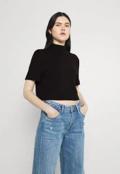 Bester Verkauf 🤩 Even&Odd Damen T-Shirt Basic - Black 🔔 -Even Od Verkaufe 2567b1e83e314aaf9aed6976fbaf5905