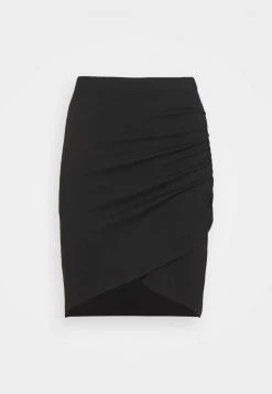 Blitzangebot ❤️ Even&Odd Damen Asymetric Overlap Wrap Mini High Waisted Skirt - Bleistiftrock - Black ❤️ -Even Od Verkaufe 26ec337f6164479d83b7661e14b9402f