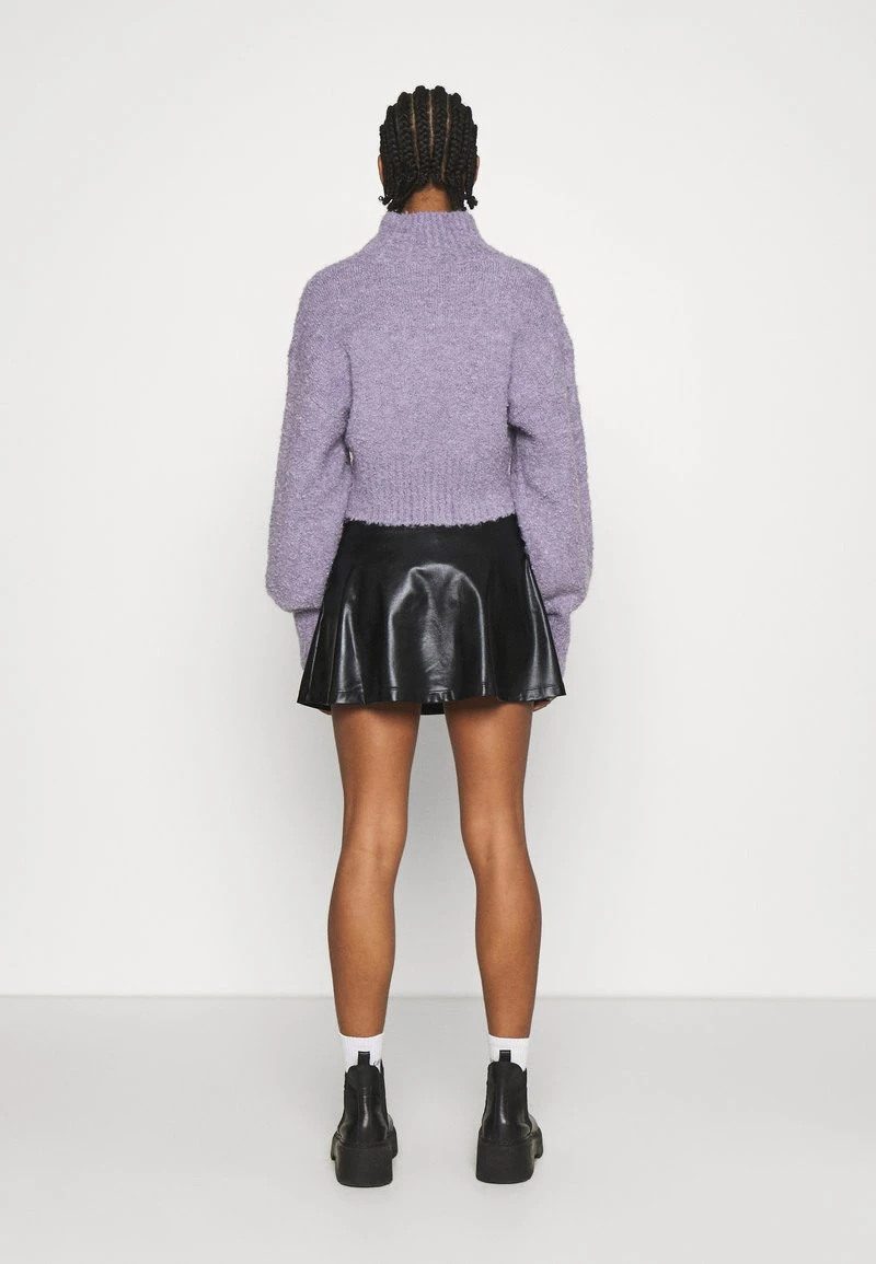 Bestes Angebot ❤️ Even&Odd Damen Mini PU Leather A-line 💯 Skirt - A-Linien-Rock - Black ⭐ 5 Bestes Angebot ❤️ Even&Odd Damen Mini PU Leather A-line 💯 Skirt - A-Linien-Rock - Black ⭐ – Bild 3