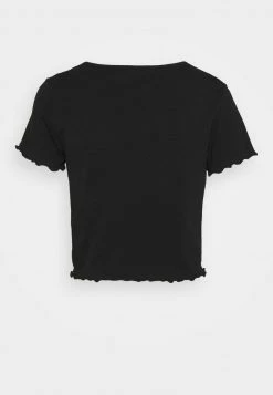 Budget ❤️ Even&Odd Damen T-Shirt Basic - Black 👍 -Even Od Verkaufe 3005fe45756a4f70b24afac9a9800444