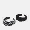 Am billigsten ⌛ Even&Odd 2 PACK - Haar-Styling-Accessoires - Black/off-white | Damen 🤩