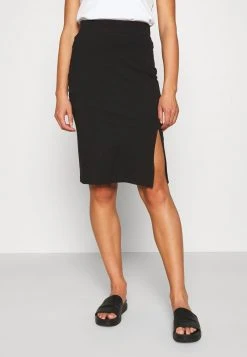 Top 10 😍 Even&Odd Damen BASIC - Midi Skirt With Slit - Bleistiftrock - Black 😀