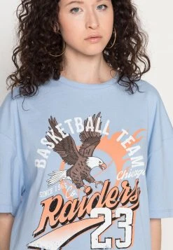 Bester Verkauf ❤️ Even&Odd Damen T-Shirt Print - Blue 🔥 -Even Od Verkaufe 3796e8093b274d30bbc23569c67a5a33