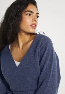 Aktion 😀 Even&Odd Damen WICKELJACKE - Strickjacke - Blue-grey 😍 -Even Od Verkaufe 3a669888d75a4406aa607799ff2adaa4