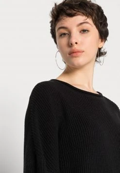 Brandneu 🤩 Even&Odd Damen OVERSIZE CROPPED ROLLED EDGE JUMPER - Strickpullover - Black ✨ -Even Od Verkaufe 3b2eb2d2201d46de81a5a91996cd9eb3