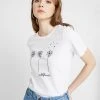 Bestes Angebot ❤️ Even&Odd Damen T-Shirt Print - White 🤩 -Even Od Verkaufe 3b638c0b57d9465691b544c6943bbe98