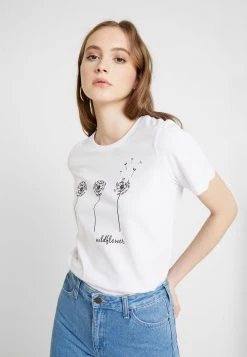 Bestes Angebot ❤️ Even&Odd Damen T-Shirt Print - White 🤩