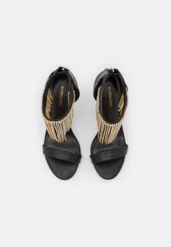 Aktion ❤️ Even&Odd Damen High Heel 🧨 Sandalette - Black ❤️ -Even Od Verkaufe 3e188600cc514b2a8d240e3c43a325f1