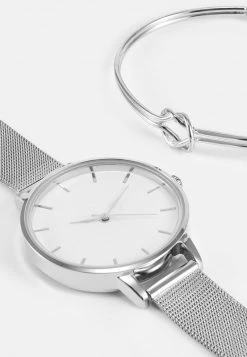 Auslauf ⭐ Even&Odd Damen SET - Uhr - Silver-coloured 💯 -Even Od Verkaufe 3eaac1d8b1fd45108a0406a98c1214e2