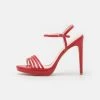 Beste Bewertungen von 🎁 Even&Odd Damen LEATHER - High Heel Sandalette - Red 🌟
