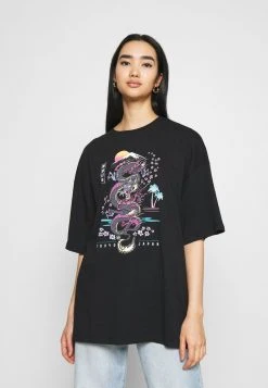 Besorgen 🔥 Even&Odd Damen T-Shirt Print - Black ❤️