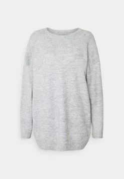 Am billigsten 👏 Even&Odd Damen Strickpullover - Mottled Light Grey 🔔