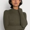 Besorgen 🛒 Even&Odd Damen Strickpullover - Dark Green ✨ -Even Od Verkaufe 4849337ee9844e7aaae0d37909328362
