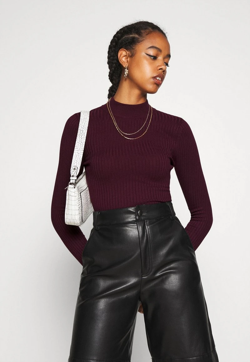 Großhandel 🥰 Even&Odd Damen Strickpullover - Wine Red 🥰 6 Großhandel 🥰 Even&Odd Damen Strickpullover - Wine Red 🥰 – Bild 4