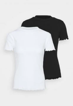 Billig 🎉 Even&Odd 2 PACK - T-Shirt Basic - Black/white | Damen 👍 -Even Od Verkaufe 4a8af5fb83a946de90d2da0925684192