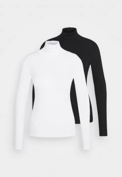 Billig ✨ Even&Odd 2 PACK - Langarmshirt - Black/white | Damen ✔️ -Even Od Verkaufe 4c0beeb7608746e68f529d5590ecfd69