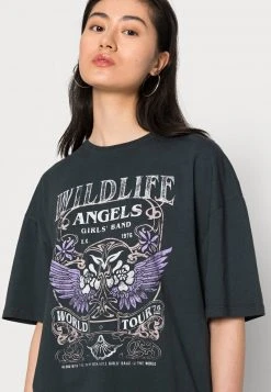 Budget 🛒 Even&Odd Damen T-Shirt Print - Black ✨ -Even Od Verkaufe 4db2dc718387446a949d6e1fb8c5aa9b