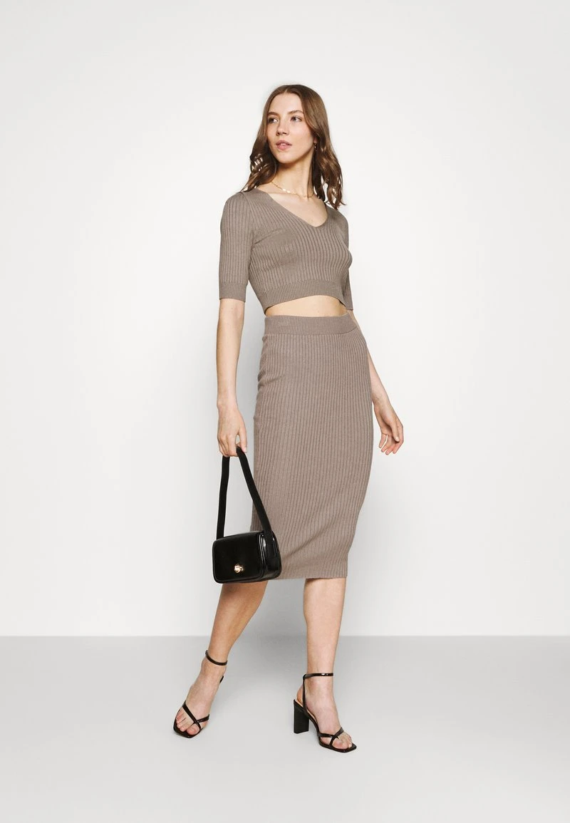 Brandneu 😍 Even&Odd Damen STRICK KNITWEAR SET - Bleistiftrock - Taupe 😉 4 Brandneu 😍 Even&Odd Damen STRICK KNITWEAR SET - Bleistiftrock - Taupe 😉 – Bild 2