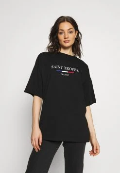 Bestes Angebot 😉 Even&Odd Damen T-Shirt Print - Black 👍