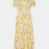 Auslauf ✨ Even&Odd Freizeitkleid - Yellow/purple | Damen ✔️ -Even Od Verkaufe 506e87d0a8c84bd1b1d0227c9e63b01c
