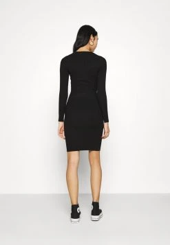 Besorgen ✔️ Even&Odd Damen Knit Mini Wide Rib Basic ✨ Dress - Etuikleid - Black 🥰 -Even Od Verkaufe 5191023079844165b0a8ac5e742fd6c7